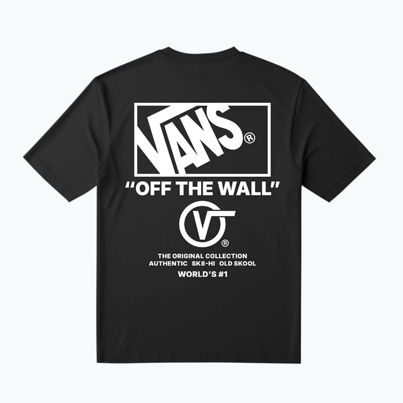 Мъжка тениска Vans Stacked Hi Tee black/white 2