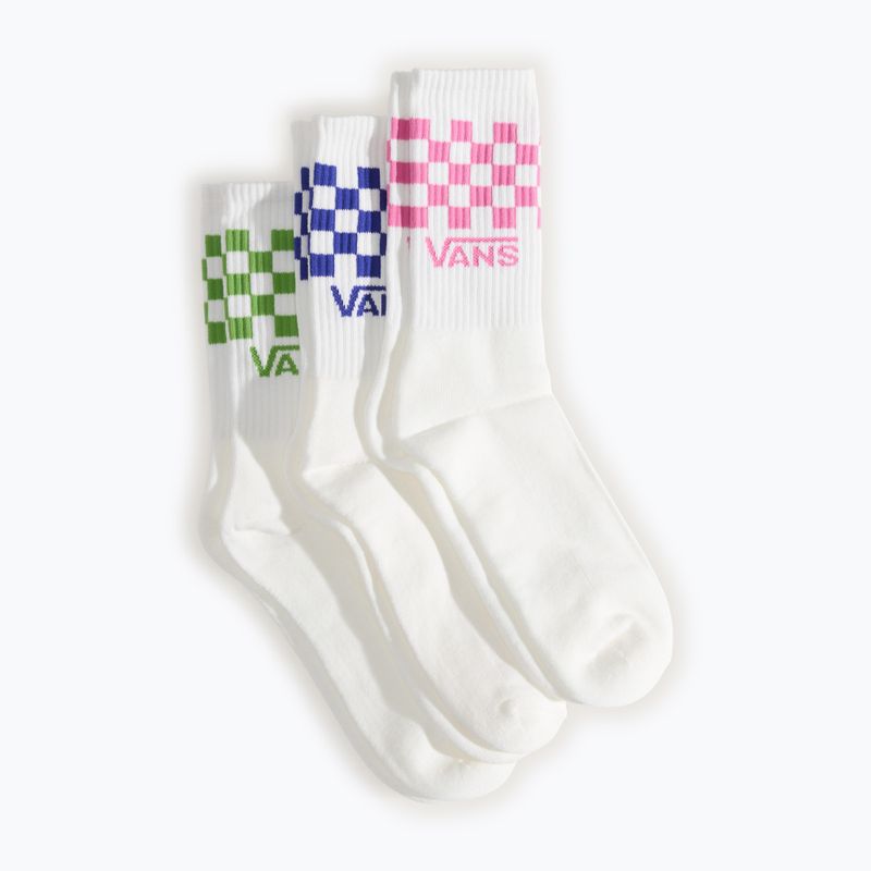 Чорапи Vans Classic Check Crew 3 чифта pink fizz 2