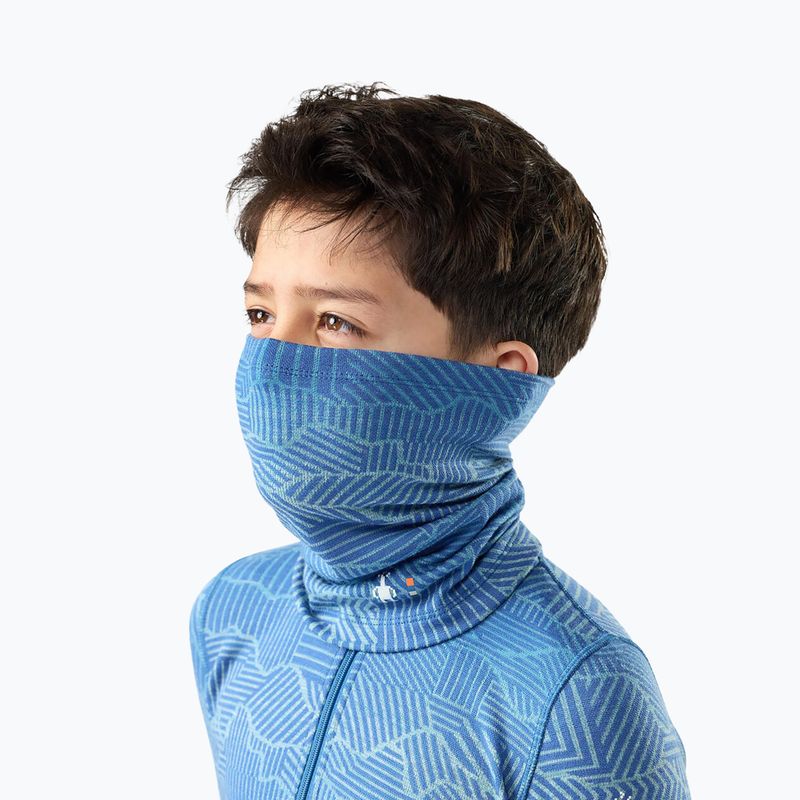 Детски шал комин Smartwool Thermal Merino indigo linear peaks 2