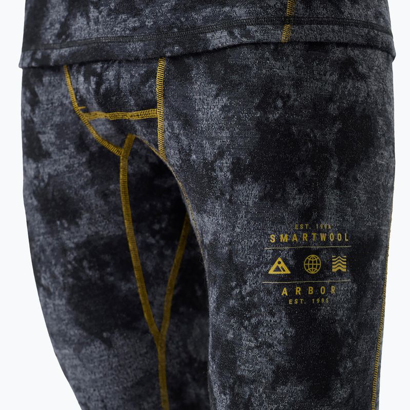 Мъжки термоактивни панталони Smartwool Classic Thermal Merino Base Layer 3/4 Bottom Boxed black tie dye/hny gold 3