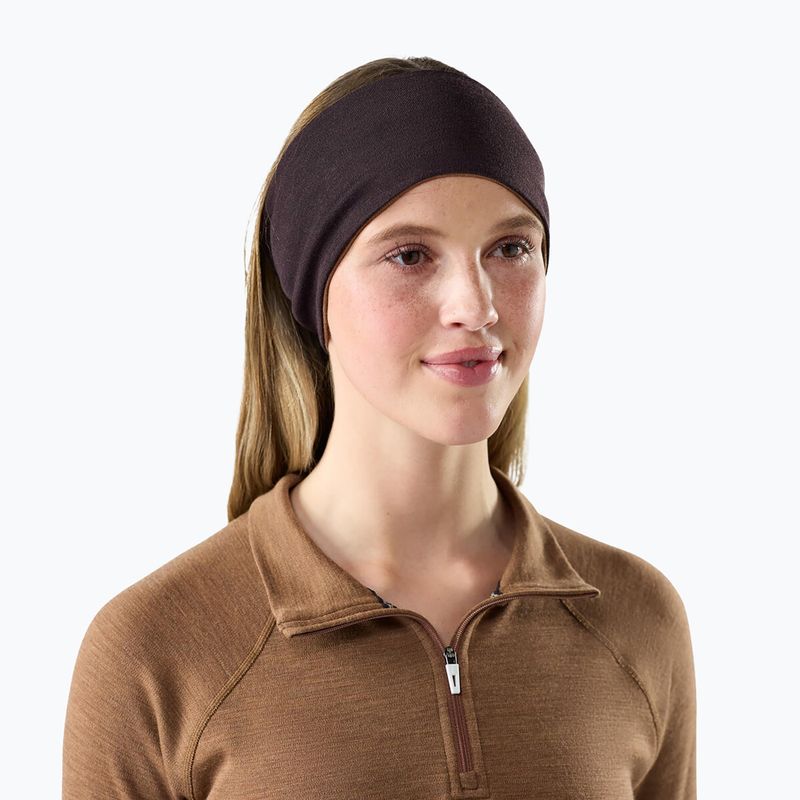 Лента за глава Smartwool Thermal Merino Reversible mocha heather 3