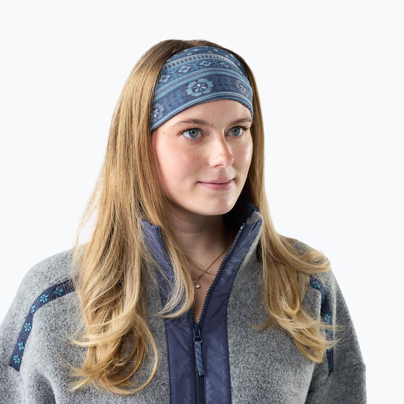 Лента за глава Smartwool Thermal Merino Reversible nightfall fair isle fun 3