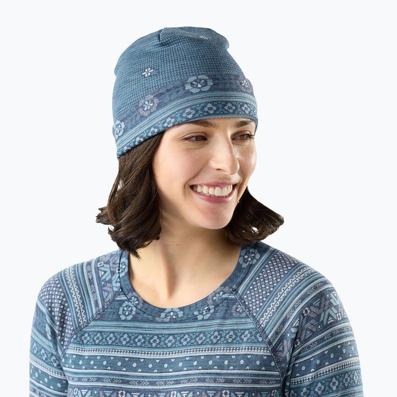 Зимна шапка Smartwool Merino Reversible Cuffed nightfall fair isle fun 2