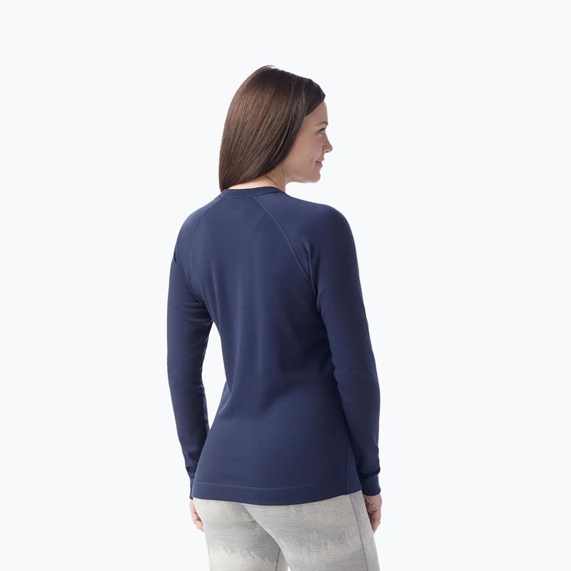 Дамски термоактивен суитшърт Smartwool Merino 250 Baselayer Crew Boxed deep navy 2