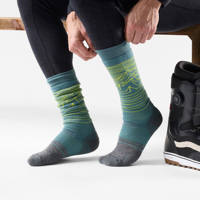 Чорапи за сноуборд Smartwool Snowboard Full Cushion Iguchi OTC dusty teal 2