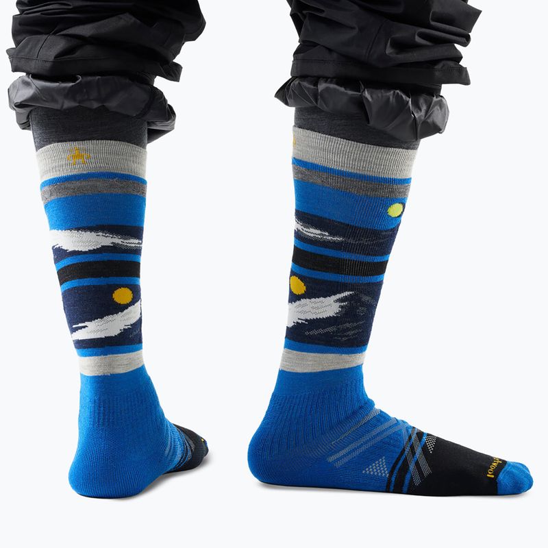 Скиорски чорапи Ski Full Cushion Midnight Ski Pattern OTC laguna blue 2
