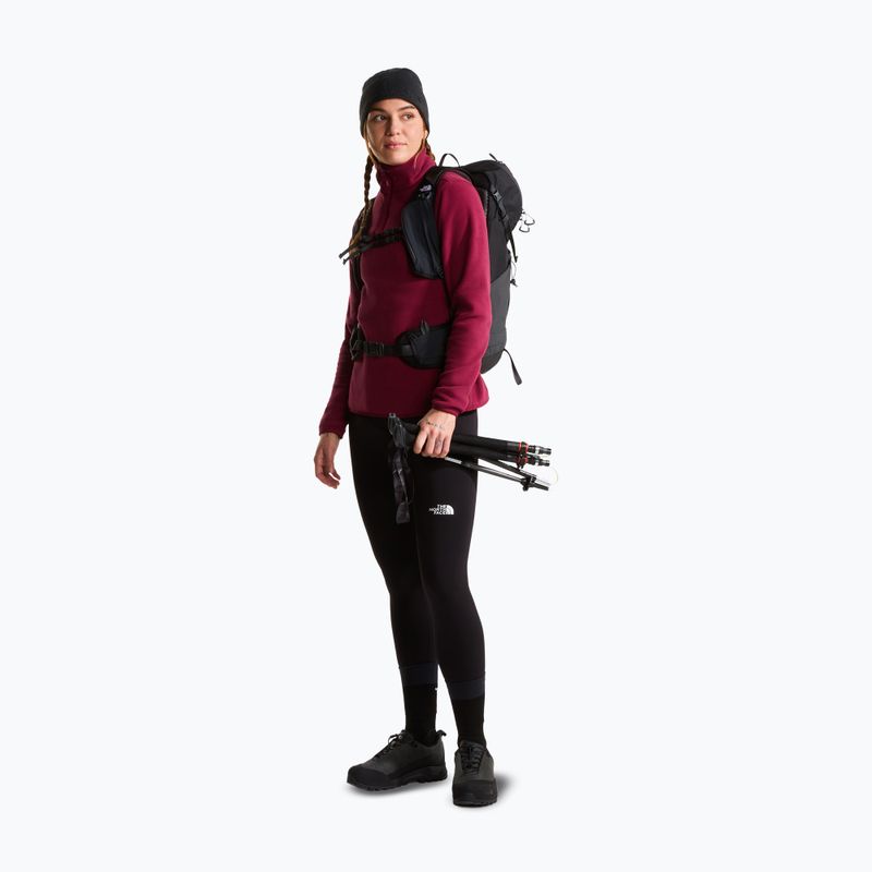Дамски поларен суитшърт The North Face Glacier Fleece 1/4 Zip burgundy crush 2