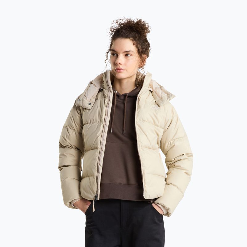 Дамско пухено яке The North Face Hydrenalite City Down Hooded timeless taupe 4