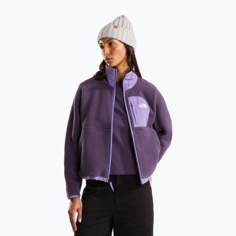 Дамски поларен суитшърт The North Face Yumiori Off Peak Full Zip endless dusk/grounded plum 4