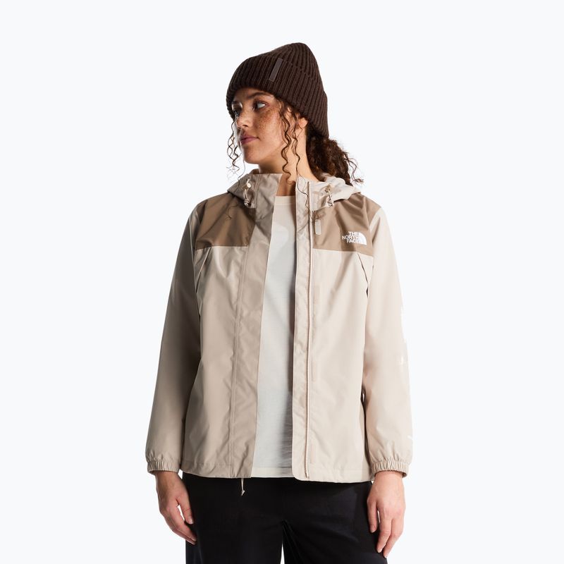Дамско яке за дъжд The North Face Antora Rain timeless taupe/garnet 4
