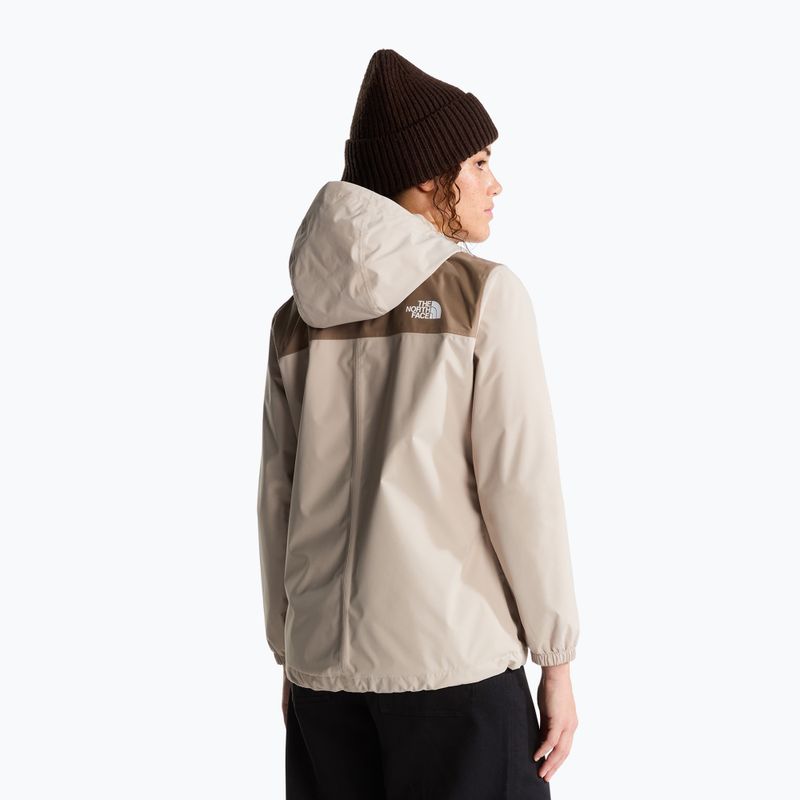 Дамско яке за дъжд The North Face Antora Rain timeless taupe/garnet 3