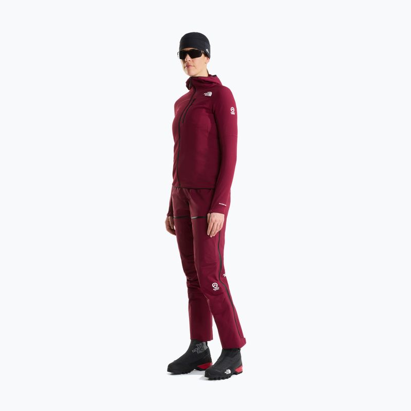 Дамски суитшърт за трекинг The North Face Summit Futurefleece Full Zip Hoodie burgundy crush 2