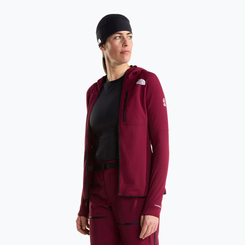 Дамски суитшърт за трекинг The North Face Summit Futurefleece Full Zip Hoodie burgundy crush 4