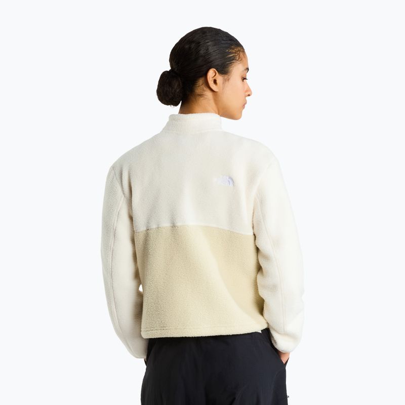 Дамски поларен суитшърт The North Face Yumiori 1/4 Zip desert stone/wh 3