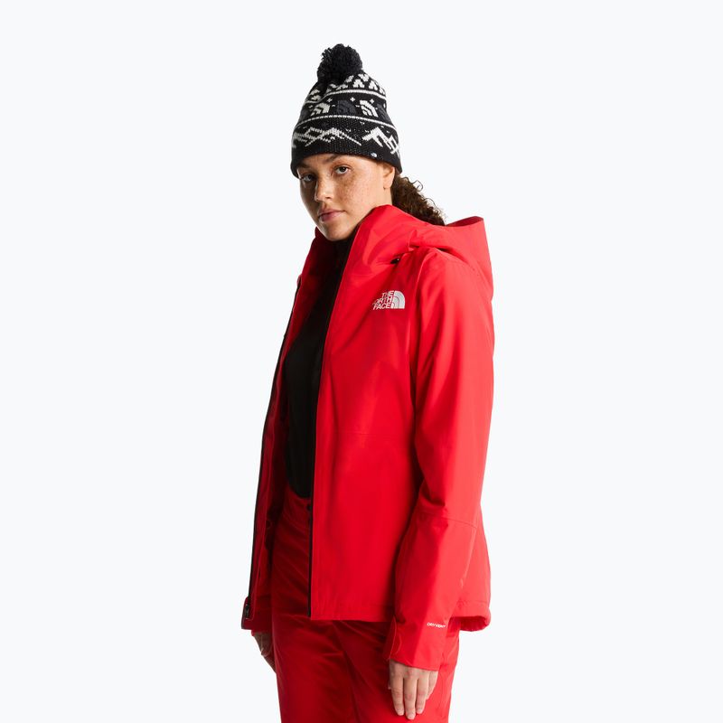 Дамско скиорско яке The North Face Descendit elevation red 4