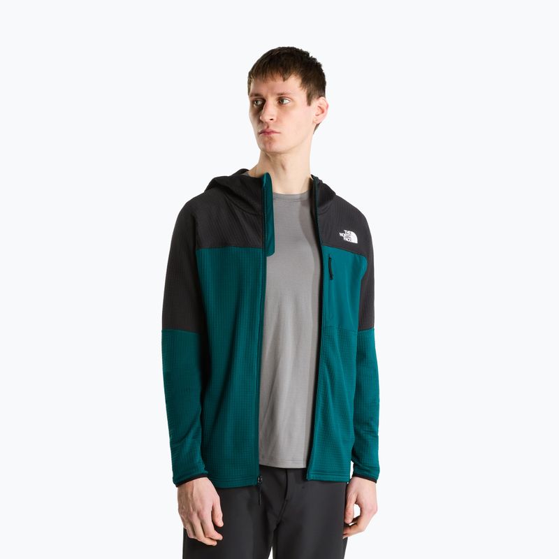 Мъжко яке The North Face Polartec Powergrid Stormgap Hoodie Pacific Teal/Tnf Black 4
