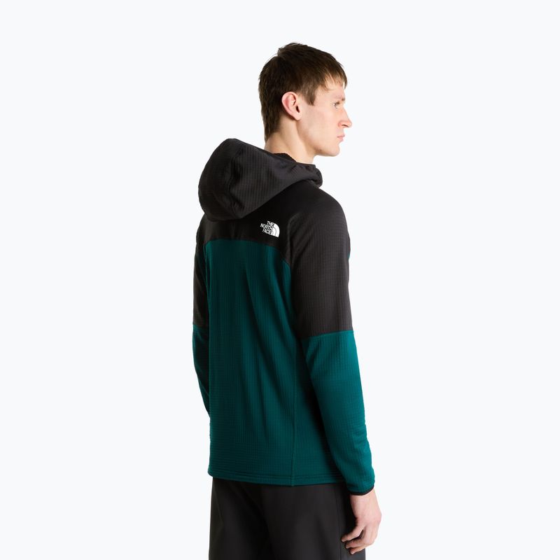 Мъжко яке The North Face Polartec Powergrid Stormgap Hoodie Pacific Teal/Tnf Black 3