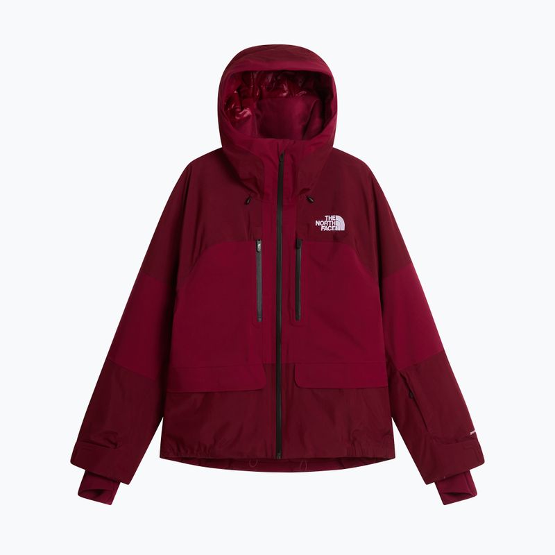 Дамско скиорско яке The North Face Powstar burgundy crush 5