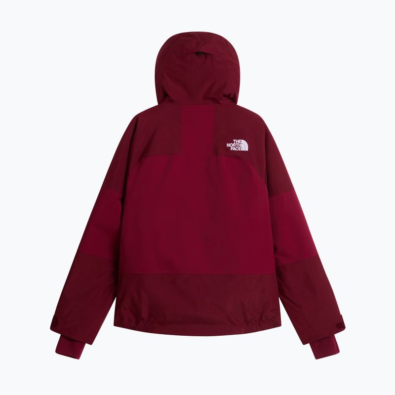 Дамско скиорско яке The North Face Powstar burgundy crush 6