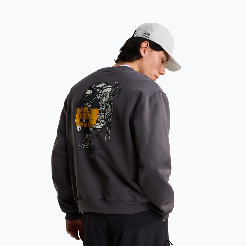 Суитшърт The North Face Gear Up Get Out RLX SS Tee Graphic anthracite grey 3