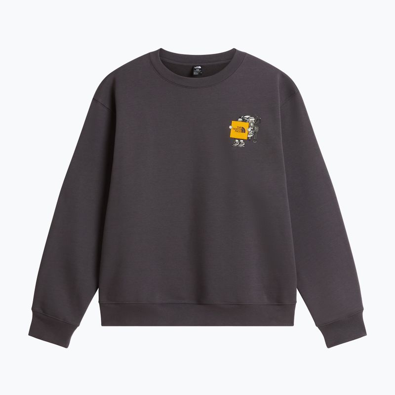 Суитшърт The North Face Gear Up Get Out RLX SS Tee Graphic anthracite grey 4