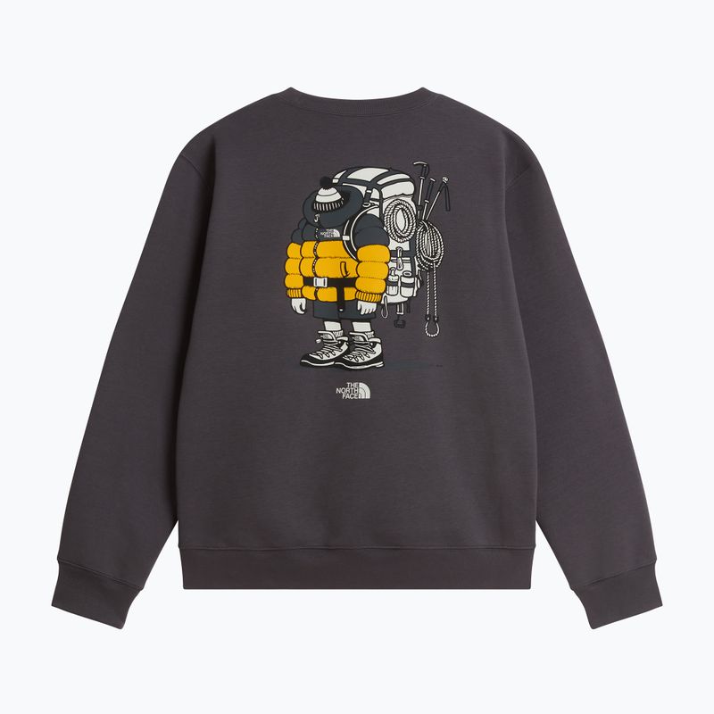 Суитшърт The North Face Gear Up Get Out RLX SS Tee Graphic anthracite grey 5