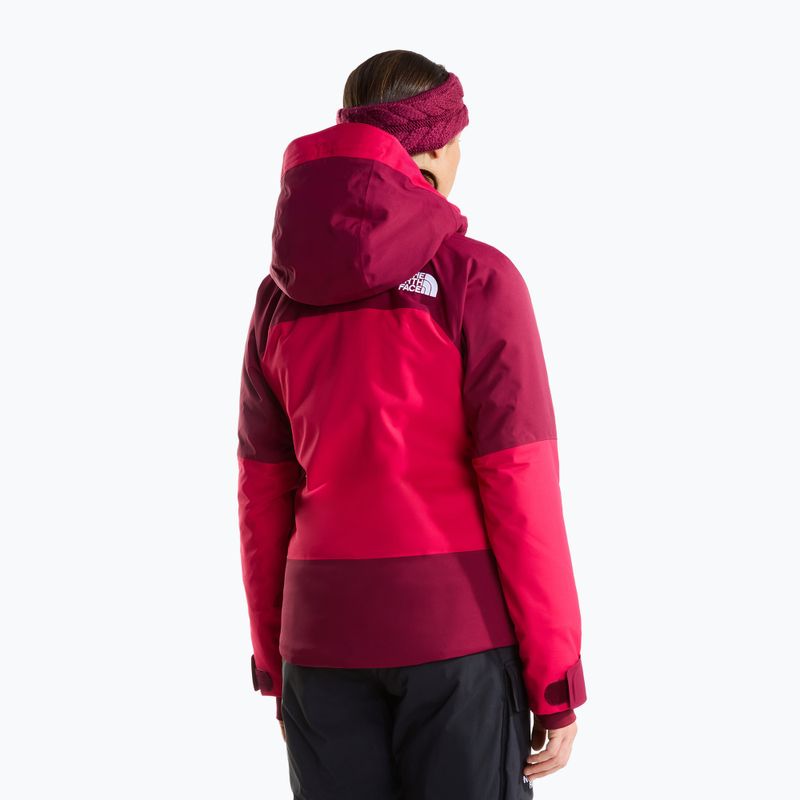 Дамско скиорско яке The North Face Lenado lali guran/burgundy cru 3
