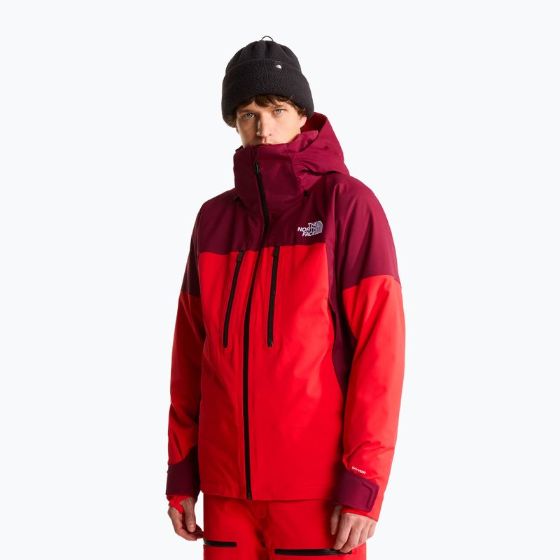 Мъжко скиорско яке The North Face Chakal elevation red/burgundy