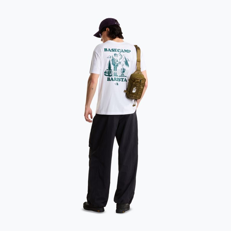 Мъжка тениска The North Face Basecamp Barista Rlx tnf white/pacific teal 2