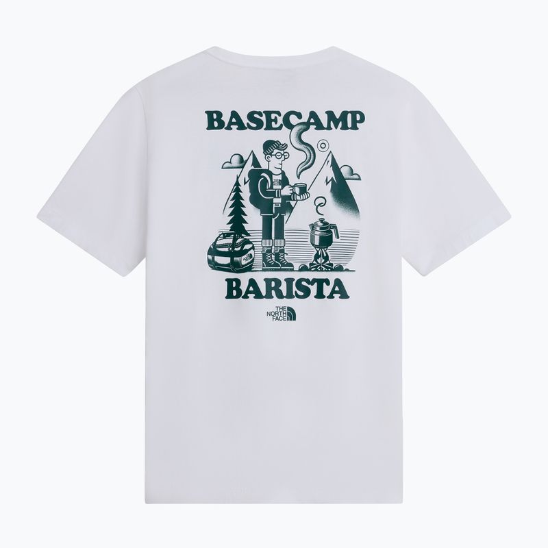 Мъжка тениска The North Face Basecamp Barista Rlx tnf white/pacific teal 5