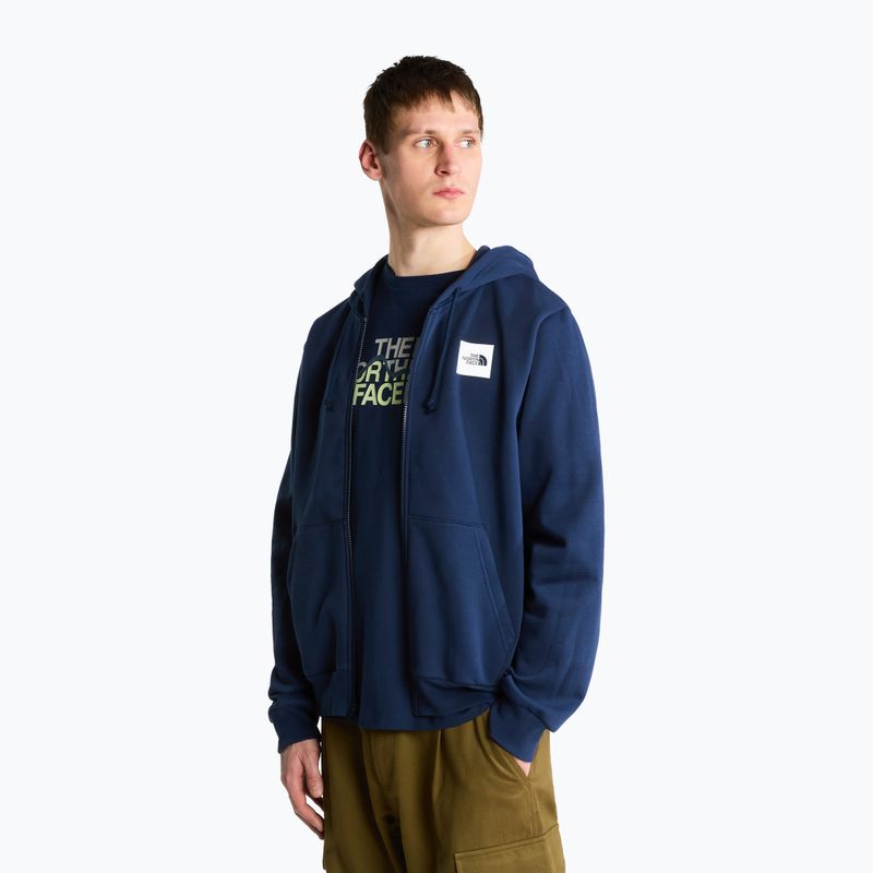 Мъжки суитшърт The North Face Evo Box Half Dome Regular Full Zip Hoodie summit navy 4