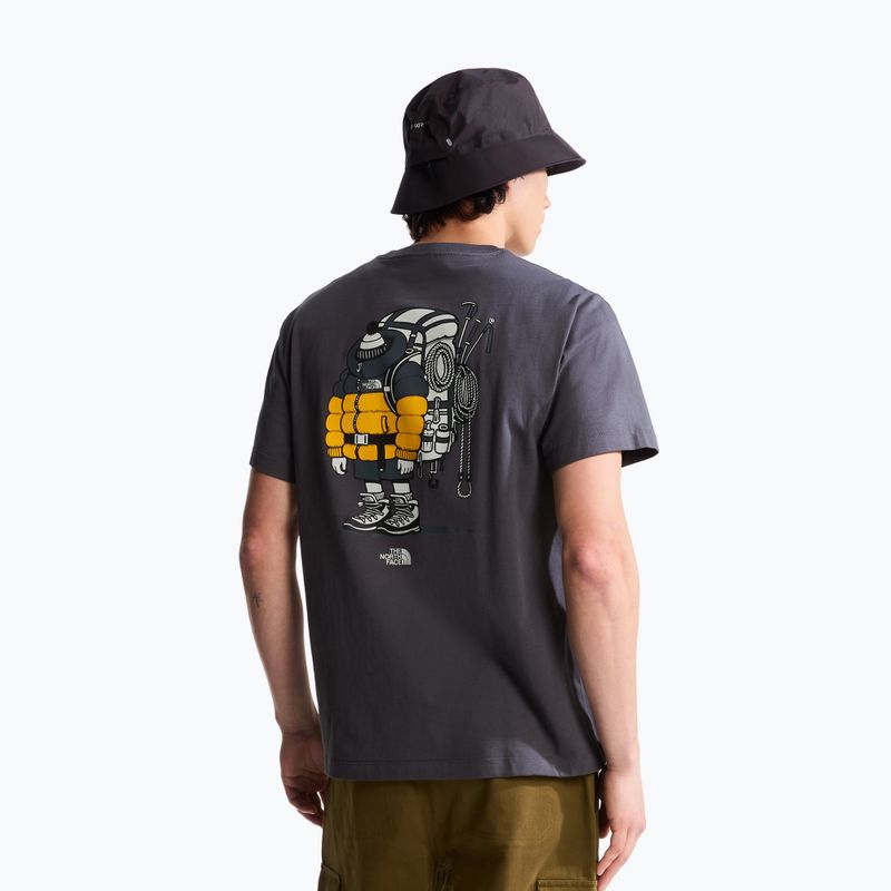 Тениска The North Face Gear Up Get Out RLX SS Tee Graphic anthracite grey 3