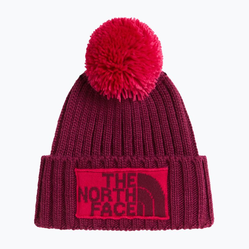 Зимна шапка The North Face Heritage Ski Tuke burgundy crush