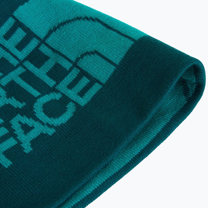 Зимна шапка The North Face Reversible Highline pacific teal/re 2