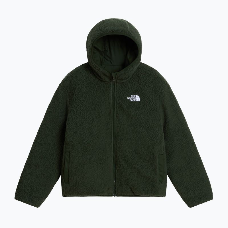 Детско ватирано яке The North Face Reversible Shasta FZ Hooded caraway seed/bo 8