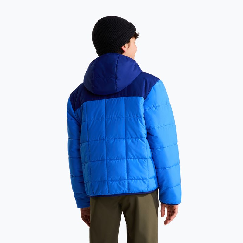 Детско ватирано яке The North Face Reversible Shasta FZ Hooded active blue/bol 3