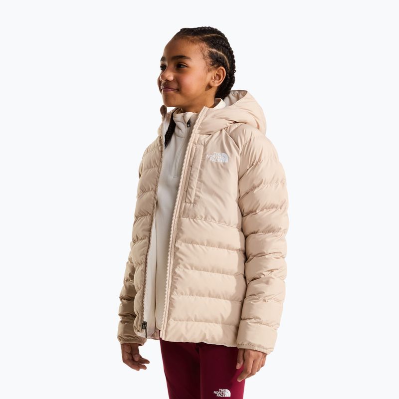 Детско ватирано яке The North Face Reversible Perrito Hooded timeless taupe 4