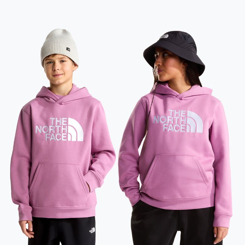 Детски суитшърт The Noryh Face Essential Drew Peak Hoodie hushed lavender 3