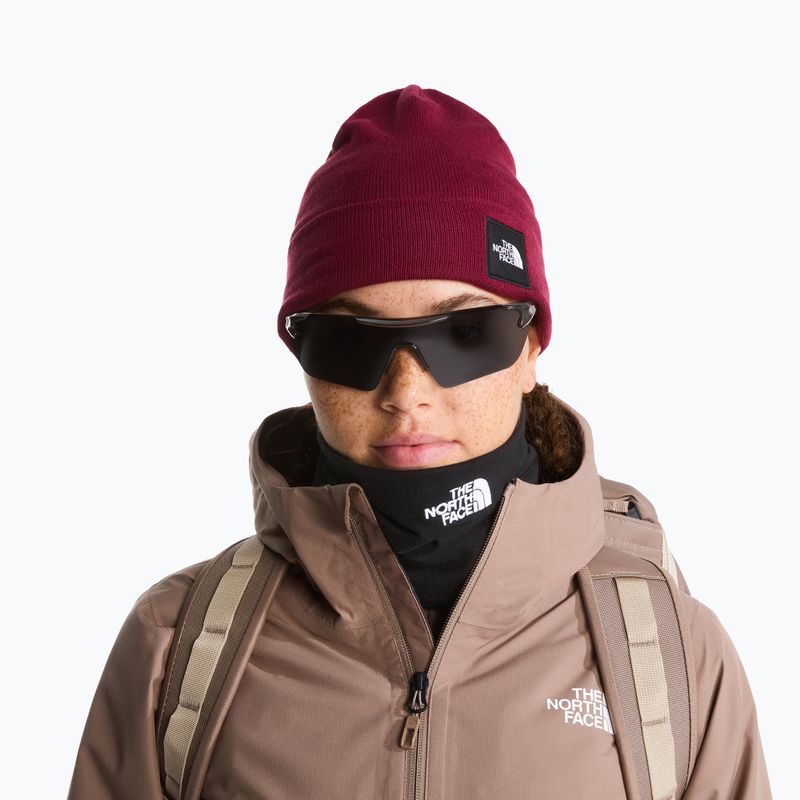 Зимна шапка The North Face Dock Worker Recycled Beanie burgundy crush 3