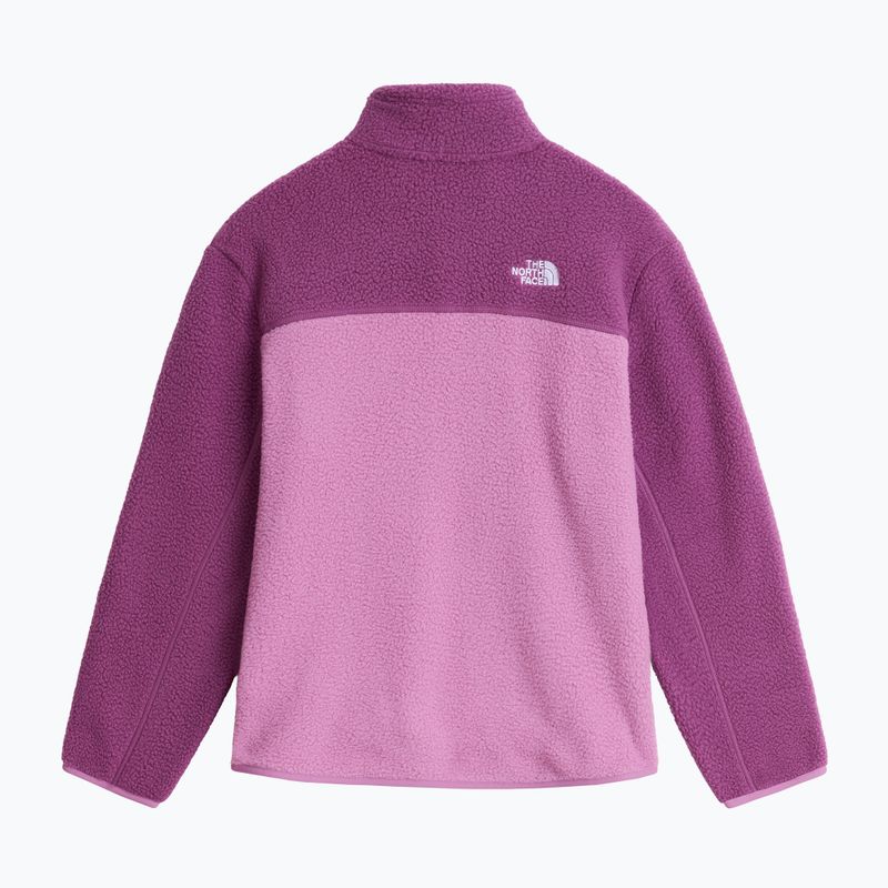 Детски поларен суитшърт The North Face Yumiori 1/4 Zip hushed lavender 2