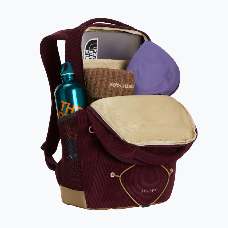Градска раница The North Face Jester Pro 28 l deep burgundy/leather bro 4
