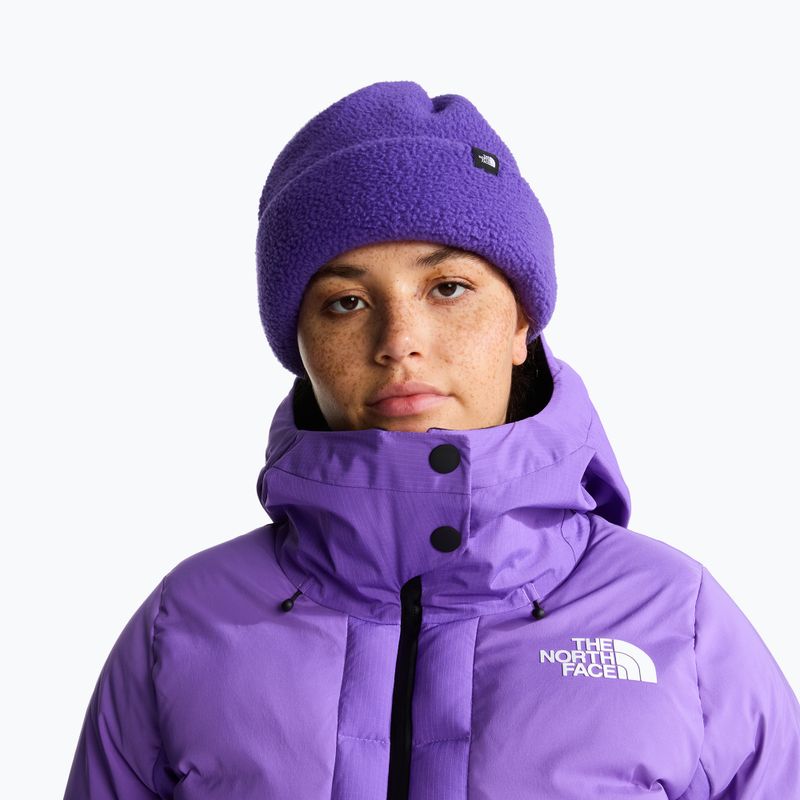 Зимна шапка The North Face Whimzy Convertible Beanie peak purple 4