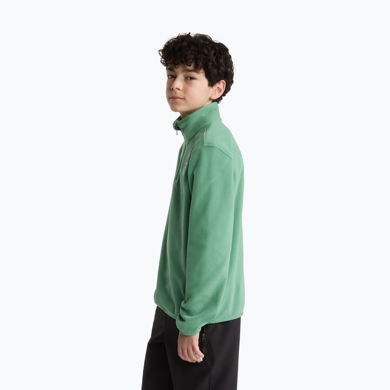 Детски поларен суитшърт The North Face Teen Glacier 1/4 Zip dimmed algae 3