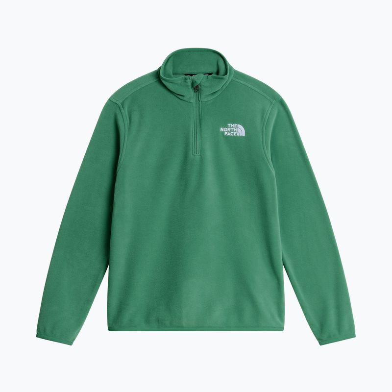 Детски поларен суитшърт The North Face Teen Glacier 1/4 Zip dimmed algae 4