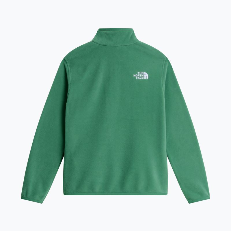 Детски поларен суитшърт The North Face Teen Glacier 1/4 Zip dimmed algae 5