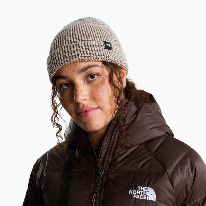 Зимна шапка The North Face Fisherman Beanie timeless taupe 3