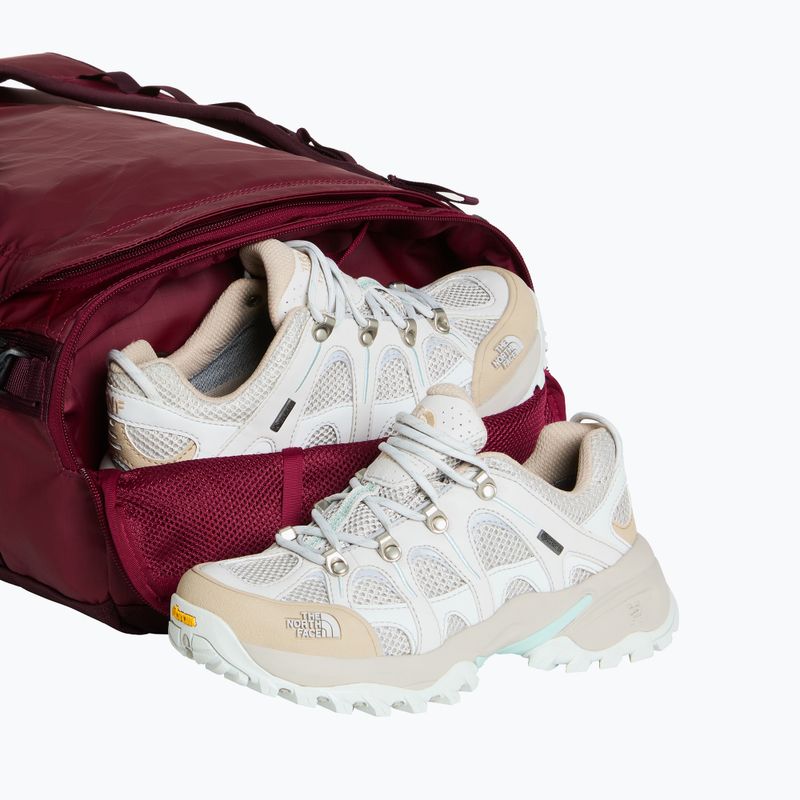 Пътна чанта The North Face Base Camp Voyager Duffel 32 l burgundy crush/deep bur 8