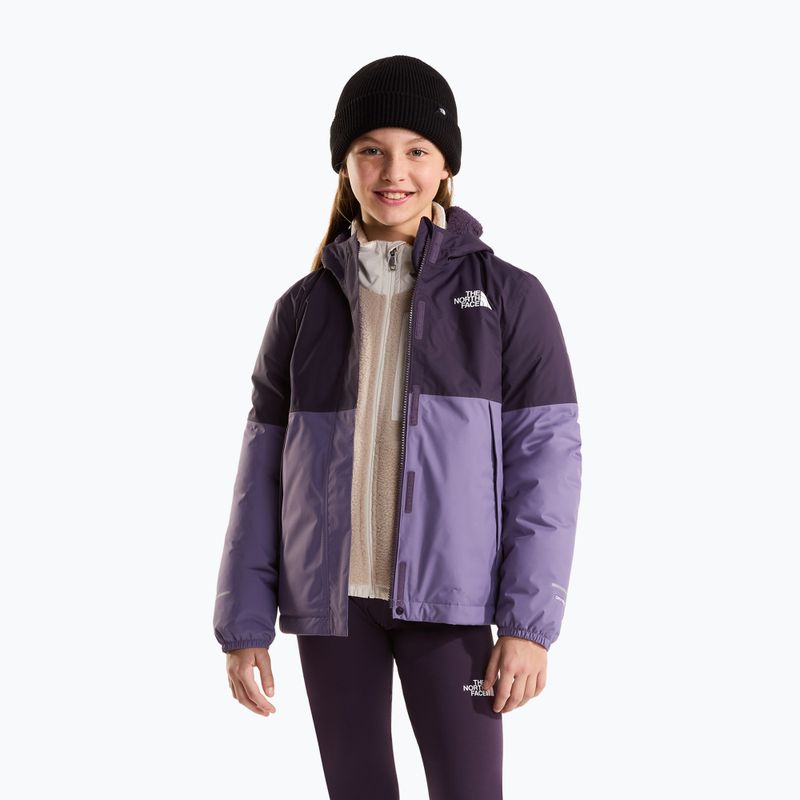 Детско яке за дъжд The North Face Warm Antora Rain endless dusk/grounded plum 4