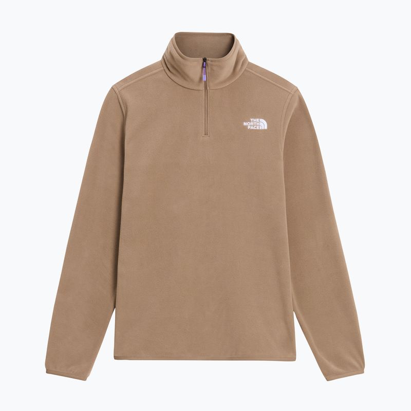Дамски поларен суитшърт The North Face Glacier Fleece 1/4 Zip garnet 4