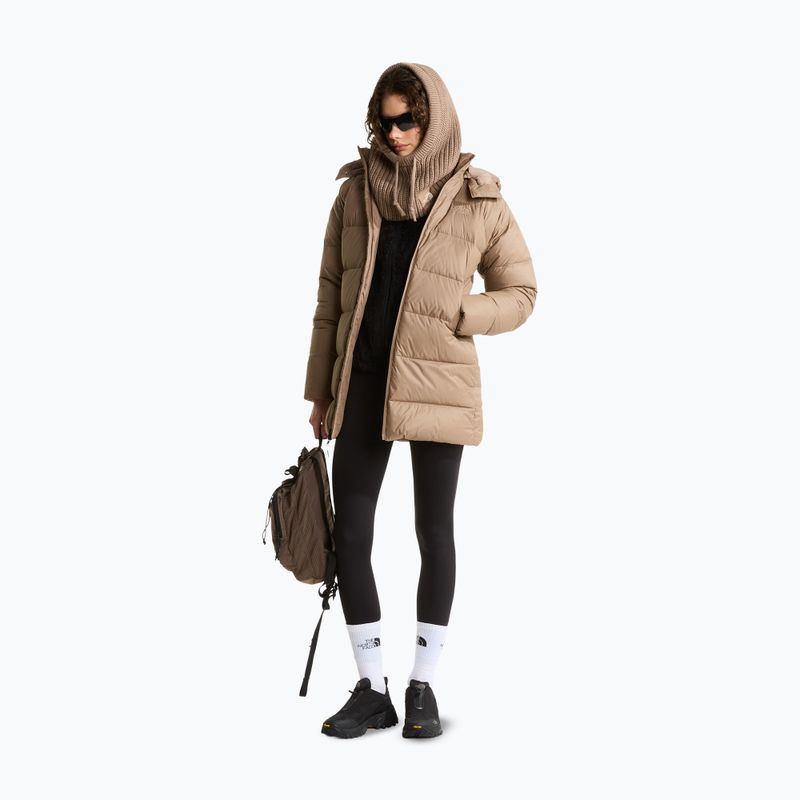 Дамско пухено палто The North Face Hydrenalite City Down Hooded garnet 2